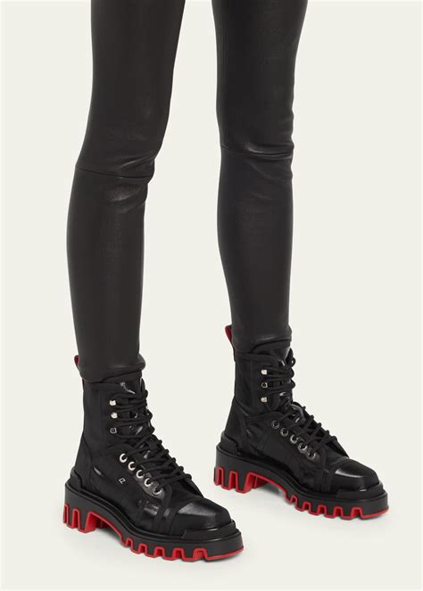 louboutin panaroot dune boots.